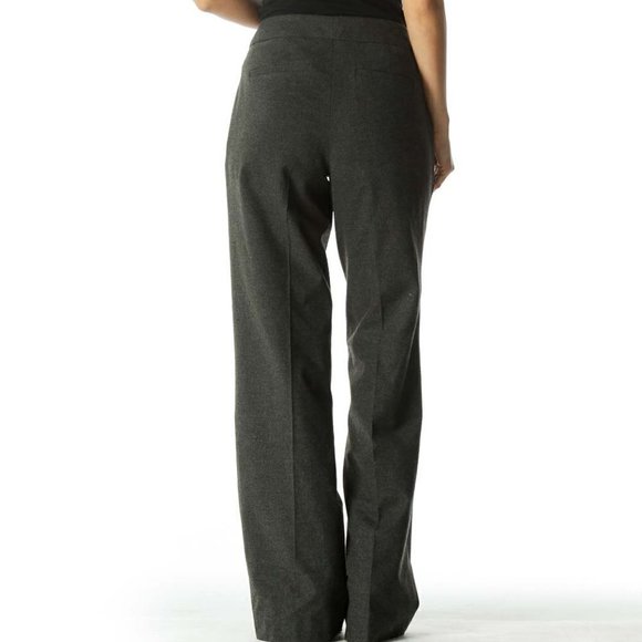 Calvin Klein Gray Straight Leg Trousers - Picture 3 of 3